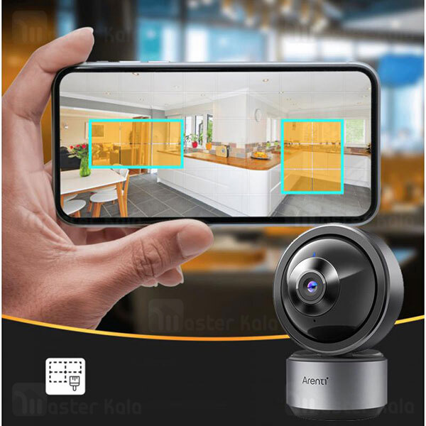 دوربین نظارتی هوشمند آرنتی Arenti Dome1 Ultra HD 3MP/2K Indoor Pan Tilt Zoom Privacy Camera